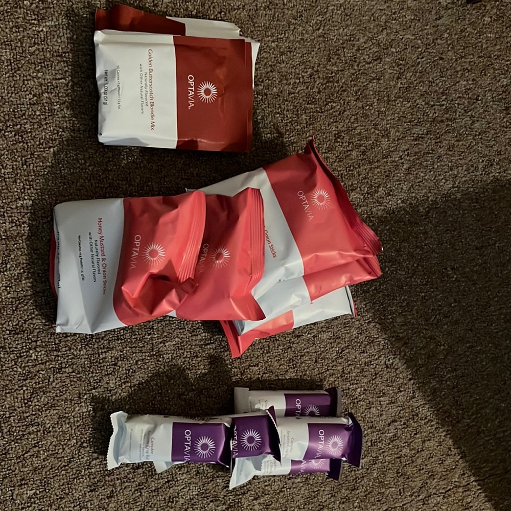 Optavia fuelings. 5 of each